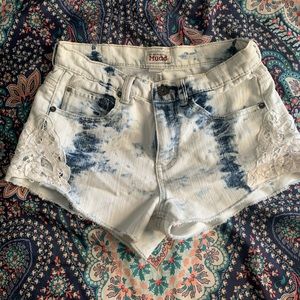 Mudd acid wash shorts